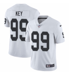 Youth Nike Oakland Raiders #99 Arden Key White Vapor Untouchable Limited Player NFL Jersey