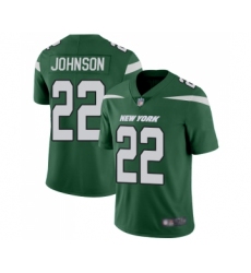 Men's New York Jets #22 Trumaine Johnson Green Team Color Vapor Untouchable Limited Player Football Jersey