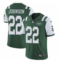 Men's Nike New York Jets #22 Trumaine Johnson Green Team Color Vapor Untouchable Limited Player NFL Jersey