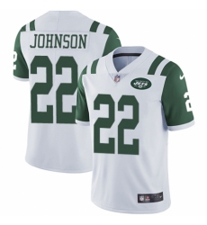 Men's Nike New York Jets #22 Trumaine Johnson White Vapor Untouchable Limited Player NFL Jersey
