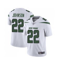 Youth New York Jets #22 Trumaine Johnson White Vapor Untouchable Limited Player Football Jersey