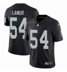 Men's Nike Oakland Raiders #54 Emmanuel Lamur Black Team Color Vapor Untouchable Limited Player NFL Jersey