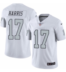 Youth Nike Oakland Raiders #17 Dwayne Harris Limited White Rush Vapor Untouchable NFL Jersey