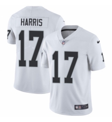 Youth Nike Oakland Raiders #17 Dwayne Harris White Vapor Untouchable Limited Player NFL Jersey