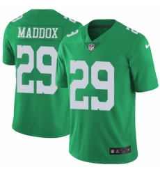 Youth Nike Philadelphia Eagles #29 Avonte Maddox Limited Green Rush Vapor Untouchable NFL Jersey