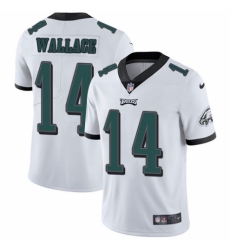 Men's Nike Philadelphia Eagles #14 Mike Wallace White Vapor Untouchable Limited Player NFL Jersey
