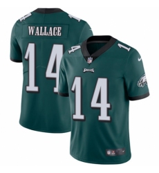 Youth Nike Philadelphia Eagles #14 Mike Wallace Midnight Green Team Color Vapor Untouchable Limited Player NFL Jersey