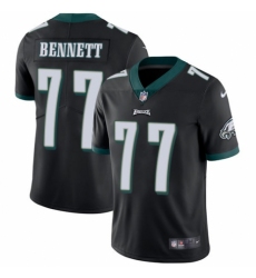 Youth Nike Philadelphia Eagles #77 Michael Bennett Black Alternate Vapor Untouchable Limited Player NFL Jersey