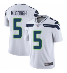 Men's Nike Seattle Seahawks #5 Alex McGough White Vapor Untouchable Limited Player NFL Jersey