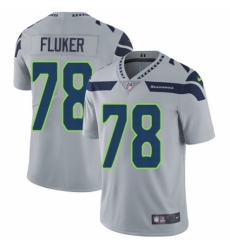 Youth Nike Seattle Seahawks #78 D.J. Fluker Grey Alternate Vapor Untouchable Limited Player NFL Jersey
