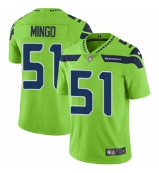 Youth Nike Seattle Seahawks #51 Barkevious Mingo Limited Green Rush Vapor Untouchable NFL Jersey