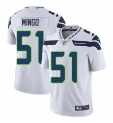 Youth Nike Seattle Seahawks #51 Barkevious Mingo White Vapor Untouchable Limited Player NFL Jersey