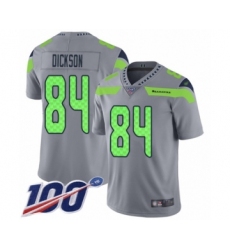 Youth Seattle Seahawks #84 Ed Dickson Limited Silver Inverted Legend 100th Season Football Jersey