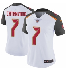 Women's Nike Tampa Bay Buccaneers #7 Chandler Catanzaro White Vapor Untouchable Elite Player NFL Jersey