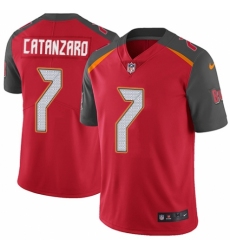 Youth Nike Tampa Bay Buccaneers #7 Chandler Catanzaro Red Team Color Vapor Untouchable Elite Player NFL Jersey