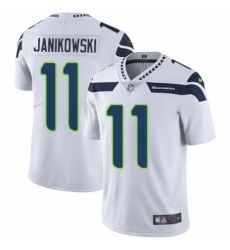 Youth Nike Seattle Seahawks #11 Sebastian Janikowski White Vapor Untouchable Elite Player NFL Jersey