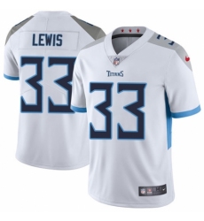 Men's Nike Tennessee Titans #33 Dion Lewis White Vapor Untouchable Limited Player NFL Jersey