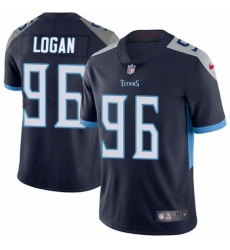 Youth Nike Tennessee Titans #96 Bennie Logan Navy Blue Team Color Vapor Untouchable Limited Player NFL Jersey