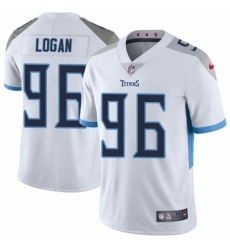 Youth Nike Tennessee Titans #96 Bennie Logan White Vapor Untouchable Limited Player NFL Jersey