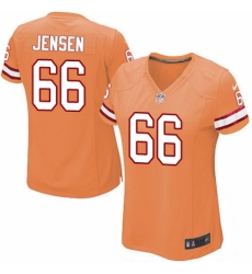 Women's Nike Tampa Bay Buccaneers #66 Ryan Jensen Limited Orange Glaze Alternate NFL Jersey