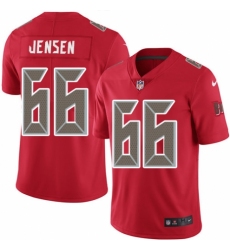 Youth Nike Tampa Bay Buccaneers #66 Ryan Jensen Limited Red Rush Vapor Untouchable NFL Jersey