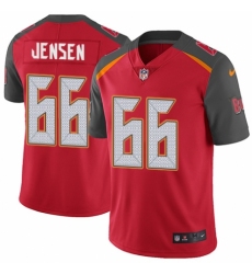 Youth Nike Tampa Bay Buccaneers #66 Ryan Jensen Red Team Color Vapor Untouchable Elite Player NFL Jersey