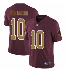 Youth Nike Washington Redskins #10 Paul Richardson Burgundy Red/Gold Number Alternate 80TH Anniversary Vapor Untouchable Limited Player NFL Jersey