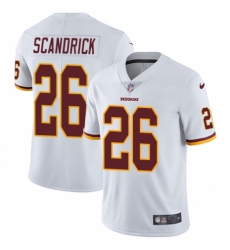 Youth Nike Washington Redskins #26 Orlando Scandrick White Vapor Untouchable Elite Player NFL Jersey