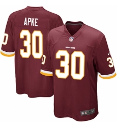 Men's Nike Washington Redskins #30 Troy Apke Game Burgundy Red Team Color NFL Jersey