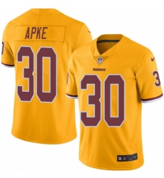 Men's Nike Washington Redskins #30 Troy Apke Limited Gold Rush Vapor Untouchable NFL Jersey