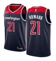 Youth Nike Washington Wizards #21 Dwight Howard Swingman Navy Blue NBA Jersey Statement Edition