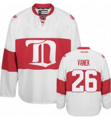 Women's Reebok Detroit Red Wings #26 Thomas Vanek Authentic White Third NHL Jersey