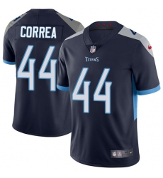 Men Nike Tennessee Titans #44 Kamalei Correa Navy Blue Team Color Vapor Untouchable Limited Player NFL Jersey