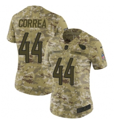 Women's Nike Tennessee Titans #44 Kamalei Correa Limited Camo 2018 Salute to Service NFL Jersey