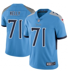 Men Nike Tennessee Titans #71 Dennis Kelly Light Blue Alternate Vapor Untouchable Limited Player NFL Jersey