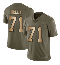 Men Nike Tennessee Titans #71 Dennis Kelly Navy Blue Team Color Vapor Untouchable Limited Player NFL Jerse