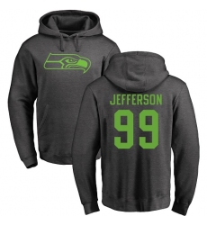 NFL Nike Seattle Seahawks #99 Quinton Jefferson Ash One Color Pullover Hoodie