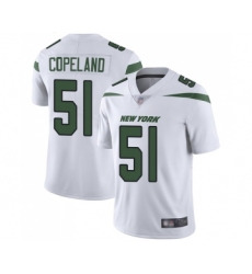 Men's New York Jets #51 Brandon Copeland White Vapor Untouchable Limited Player Football Jersey