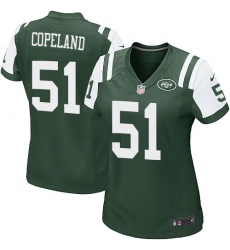 Women Nike New York Jets #51 Brandon Copeland Game Green Team Color NFL Jersey