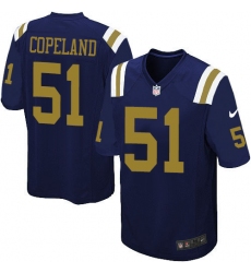 Youth Nike New York Jets #51 Brandon Copeland Limited Navy Blue Alternate NFL Jersey