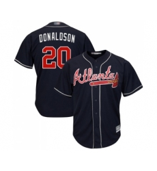 Men's Atlanta Braves #20 Josh Donaldson Replica Blue Alternate Road Cool Base Baseball Jersey