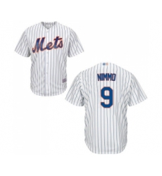Men's New York Mets #9 Brandon Nimmo Replica White Home Cool Base Baseball Jersey