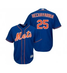 Men's New York Mets #25 Adeiny Hechavarria Replica Royal Blue Alternate Home Cool Base Baseball Jersey
