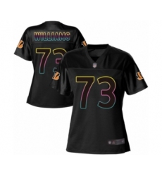 Women's Cincinnati Bengals #73 Jonah Williams Game Black Fashion Football Jersey