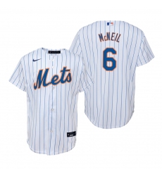 Men's Nike New York Mets #6 Jeff McNeil White Home Stitched Baseball Jersey