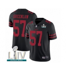 Men's San Francisco 49ers #57 Dre Greenlaw Black Alternate Vapor Untouchable Limited Player Super Bowl LIV Bound Football Jersey