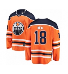 Youth Edmonton Oilers #18 James Neal Authentic Purple Fights Cancer Practice Hockey Jersey