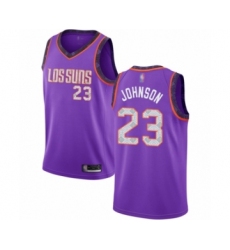 Youth Phoenix Suns #23 Cameron Johnson Swingman Purple Basketball Jersey - 2018 19 City Edition