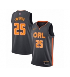 Youth Orlando Magic #25 Wes Iwundu Swingman Charcoal Basketball Jersey - 2019 20 City Edition
