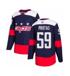 Men's Washington Capitals #59 Aliaksei Protas Authentic Navy Blue 2018 Stadium Series Hockey Jersey